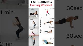 Evening Workout for Fat Burning | Melt Cholesterol through Exercise | #flattummy #shorts