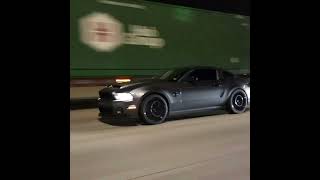 CORVETTE BLOWS UP C6 VS GT500 S197 MUSTANG #racing