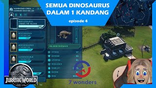 Jurassic World Evolution | Gameplay | Masukin Semua Dinosaurus Dalam 1 Kandang