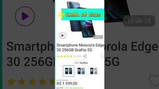 #shorts  Motorola Edge 30 256GB 5G #dicas #motorola #celular #top