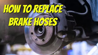 How To Replace Brake Hoses on a Audi , Porsche , VW