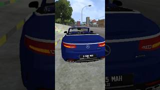 Mercy S63 Cabrio car bussid mood  indonesia simulator gaming new short 2024 Hindi