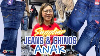 GAK USAH RAGU GAK USAH BINGUNG,BORONG AJA YANG 1 INI! #jeans #grosir #chinos #celanaanak #tanahabang