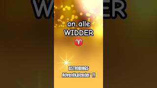 Widder Botschaft #adventkalender #11 #astrologie #astrodings