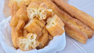 Dầu Cháo Quẩy - Youtiao - Chinese Cruller / Bread Stick ASMR [Subtitles] HNC Kitchen