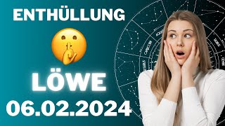 LÖWE ♌️😱 DEIN GEHEIMNIS WIRD ENTHÜLLT! 😨 Horoskop - 06.Februar 2024 #löwe #tarot