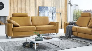 Relaxsofa Maestra von MONDO in der Farbe Kurkuma