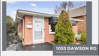 SOLD! 1053 Dawson Rd, Windsor | Property for Sale | 1053Dawson.ca | $299,900