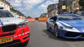 „The Thin Blue Line“ tribute cop-car Germany @"Journée internationale de la Police", Luxembourg 6/17