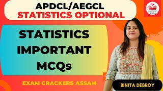 APDCL Statistics optional | Exam Crackers Assam| Binita Debroy