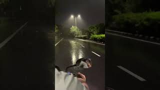 Delhi night out in raining #delhivlog