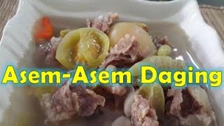 Resep Mewah Asem Asem Daging