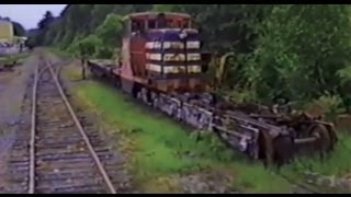 Ride the Claremont & Concord Railroad in New Hampshire: Last chance in the early 1990's