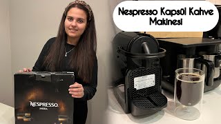 Nespresso Inıssıa Kapsül Kahve Makinesi Kutu Açılımı - Ürün Kullanımı ✨ #kahvemakinası #nespresso