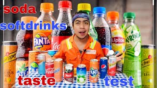 SOFTDRINK/ SODA TASTE TEST| ANO ANG PINAKAMASARAP??| SEAMAN VLOG