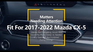 How to update Phone Holder for Mazda CX-5 2017-2022