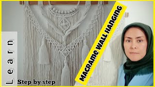 💥#EP2 | Macrame Wall Hanging, Makrome duvar süsü, دیوار کوب مکرومه