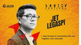 Jet Legaspi at the Annecy Festival 2024 (looping animation)