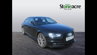 Audi A4 2.0 TDI 177 Black Edition Plus 4dr (WU65VDO)