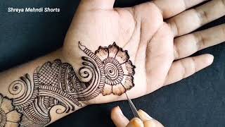 Karwa Chaut😍Special Front Hand Mehndi Design||Simple Mehndi Design||Easy Mehndi||Mehndi Design