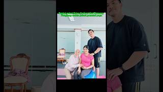 POTRET ERINA GUDONO JALANI PRENATAL YOGA DITEMANI KAESANG #shorts #viral @3RCHANEL123