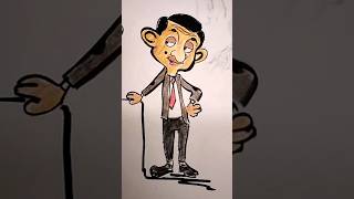 Mr Bean easy drawing #mrbean #drawing #art #sketch #artstyle #shortfeed #youtubeshorts @artbreeze