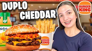 CHEDDAR DUPLO BACON DO BURGER KING - ELE VOLTOU PRA FICAR?