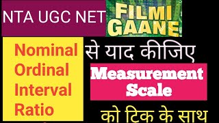 Teaching Aptitude For Ugc Net  | Nominal Ordinal Interval Ratio Scale | Measurement Scales