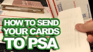 How to Package & Send Sports Cards to PSA for Grading