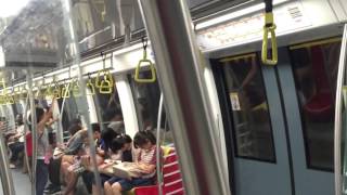 SMRT CCL C830C Set 43 - Train Ride from Esplanade to Bras Basah (Dhoby Ghaut)