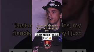 Logic speaks on how he manage his social life 💯 #shorts #shortsfeed #logic