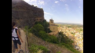 Hiszpania Mirador del Morral,zdobywam górę nad miastem.