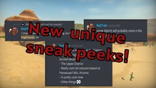 New Unique Sneak Peeks for TWW!