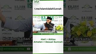 Islam Adalah Sunnah -Dr Syafiq Riza Basalamah