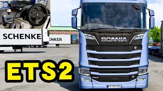 SCANIA S High Roof Cargo Transport Euro Truck Simulator 2 Thrustmaster Steering Wheel