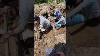 Instalación De Tubería para Riego.#shorts.