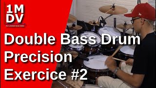 1MDV - The 1-Minute Drum Video #129 : Double Bass Drum Precision Exercice #2