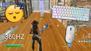 ⭐️Keyboard ASMR Chill 😴Tilted Zone Wars Gameplay 🎧 Satisfying Fortnite 4K 240 FPS Smooth⭐️