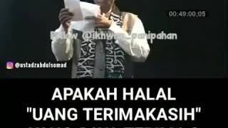 Apakah halal uang terimakasih yang saya terima?