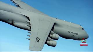 أضخم طائرات العالم  و الأكبر بسلاح الجو الأمريكى   C 5 Galaxy