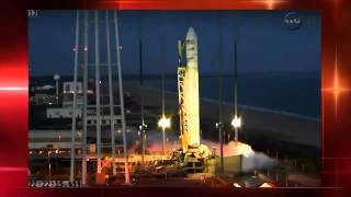 NASA Antares Rocket Launch Failure Huge Explosion [Live] [HD] [Full]