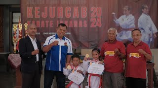 PEMBUKAAN KEJURCAB KARATE INKANAS 2024 KABUPATEN KULONPROGO YANG DIIKUTI SEKITAR 350 PESERTA