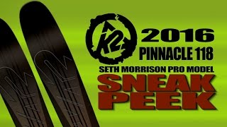 2016 K2 Pinnacle 118 Seth Morrison Pro Model Sneak Peek