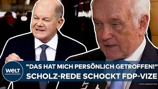 WOLFGANG KUBICKI: "Das hat mich persönlich getroffen!" FDP-Vize von Scholz-Rede geschockt