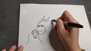 Chinese Dragon Drawing Step by Step