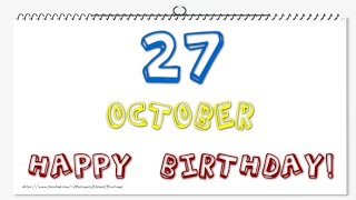 27 October Special New Birthday Status Video, happy birthday wishes, birthday msg quotes जन्मदिन