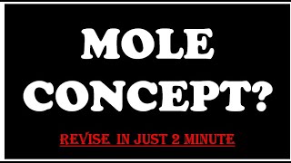 Mole concept| Chemistry |Class-9th|