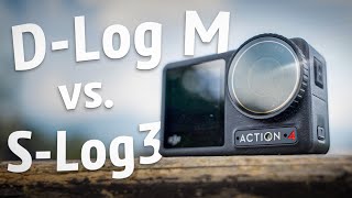 Dynamic range of the DJI Osmo Action 4 with D-log M