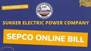 Sepco Bill Online Check Print Download Duplicate Bill