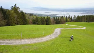 Mountain biking around lake Zurich [DJI Mavic Pro]